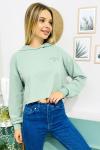 138891 138891-kapsonlu Crop Sweatshırt